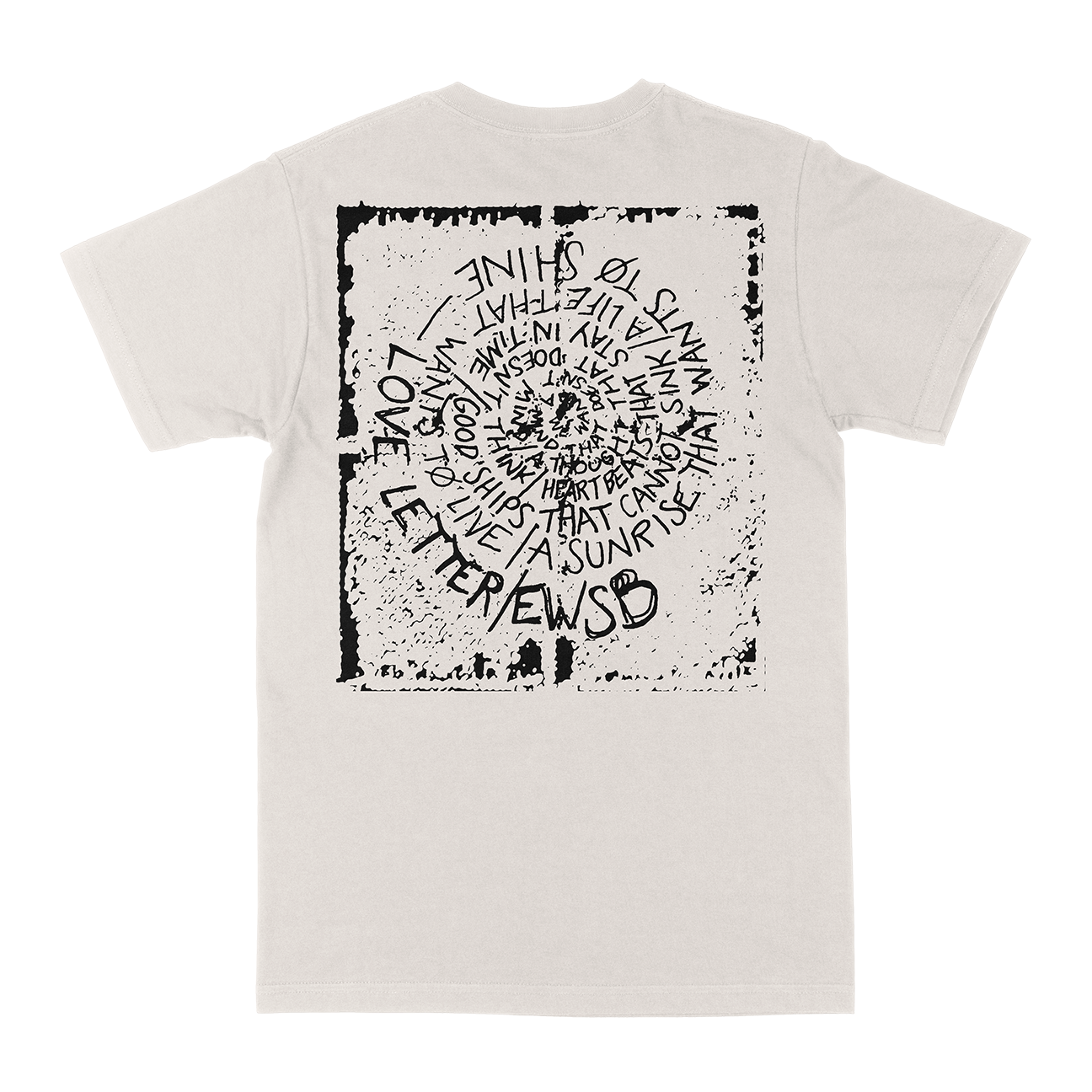Love Letter "Spiraling" Vintage White T-Shirt