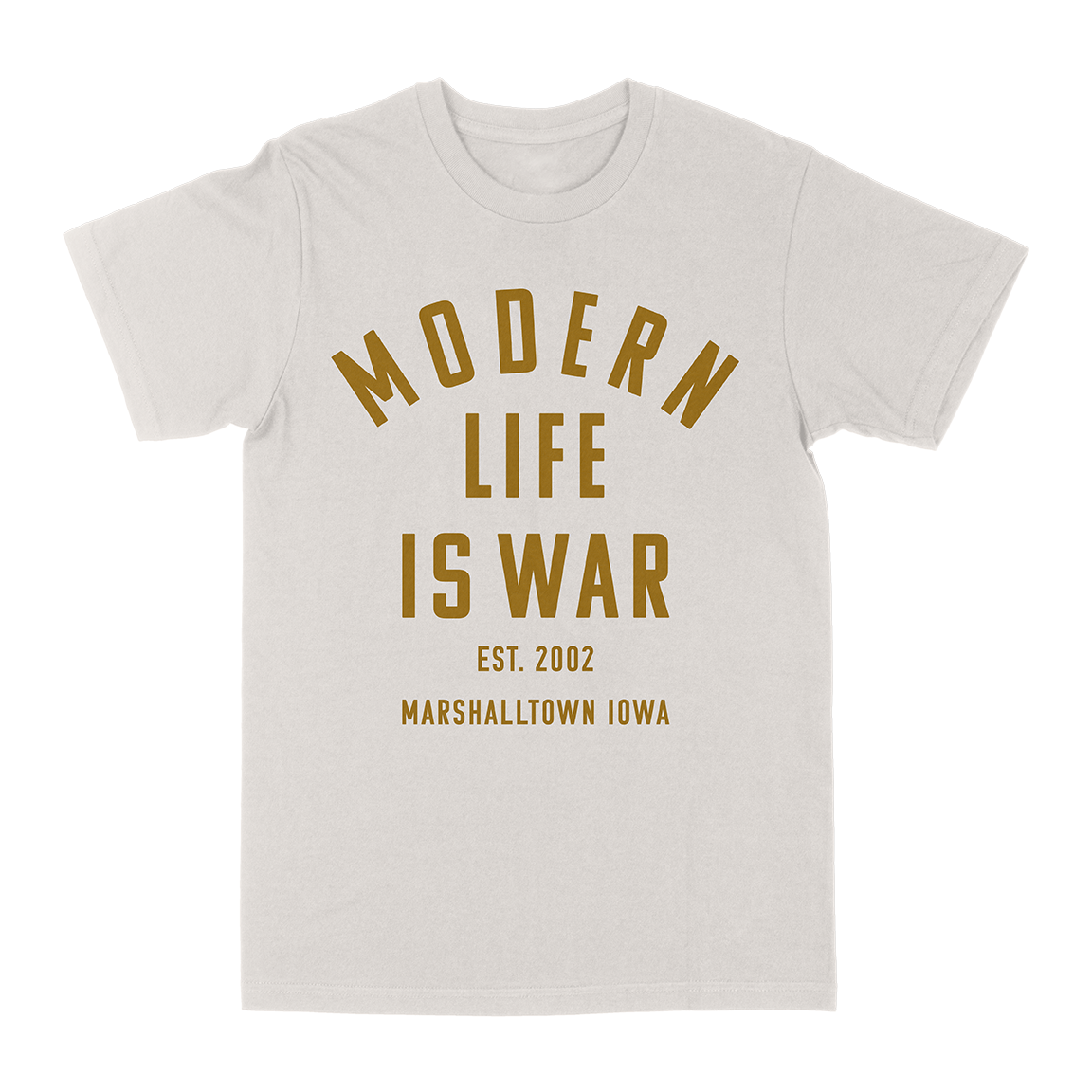 Modern Life Is War "Marshalltown Iowa" Vintage White T-Shirt