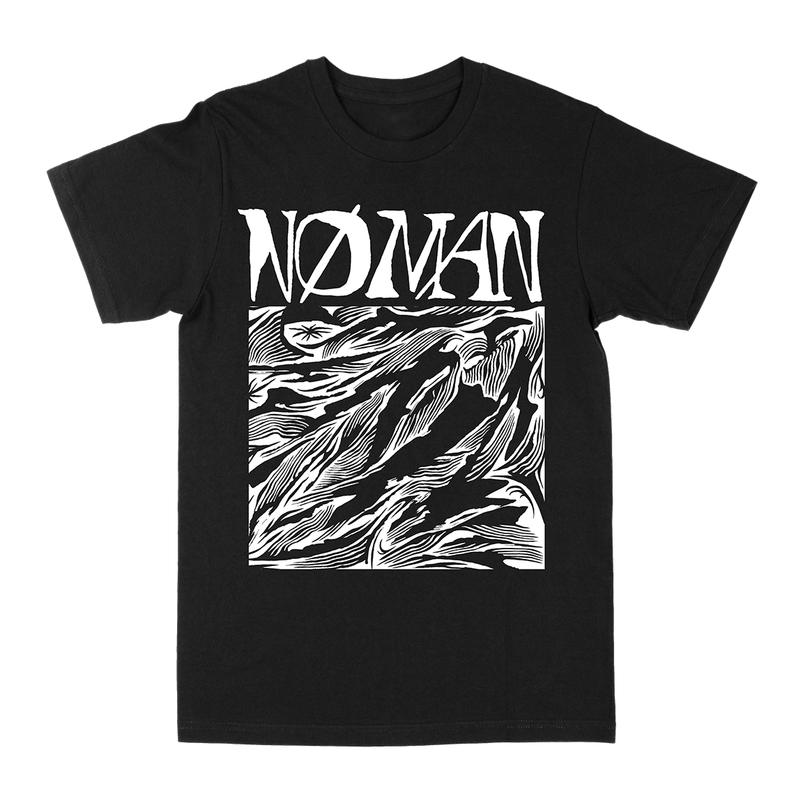 NΓ MAN "Abstract" Black T-Shirt
