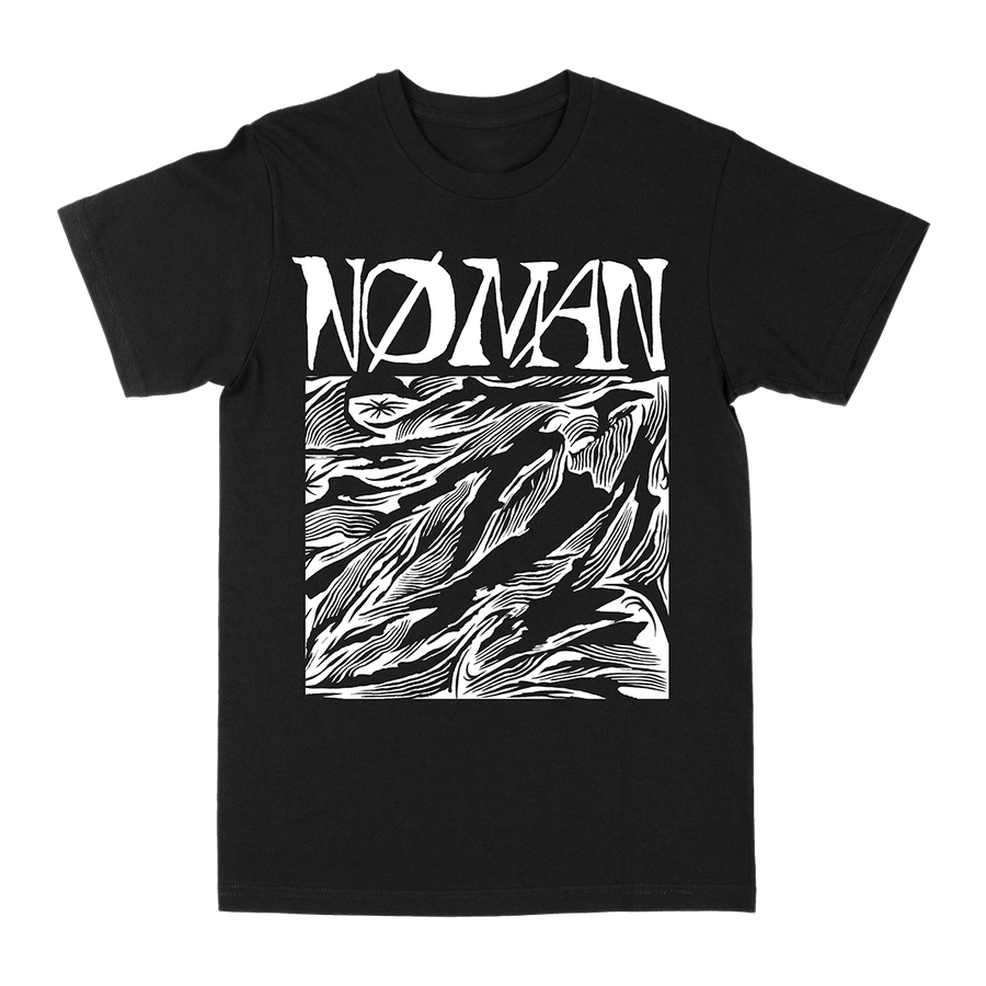 NØ MAN "Abstract" Black T-Shirt