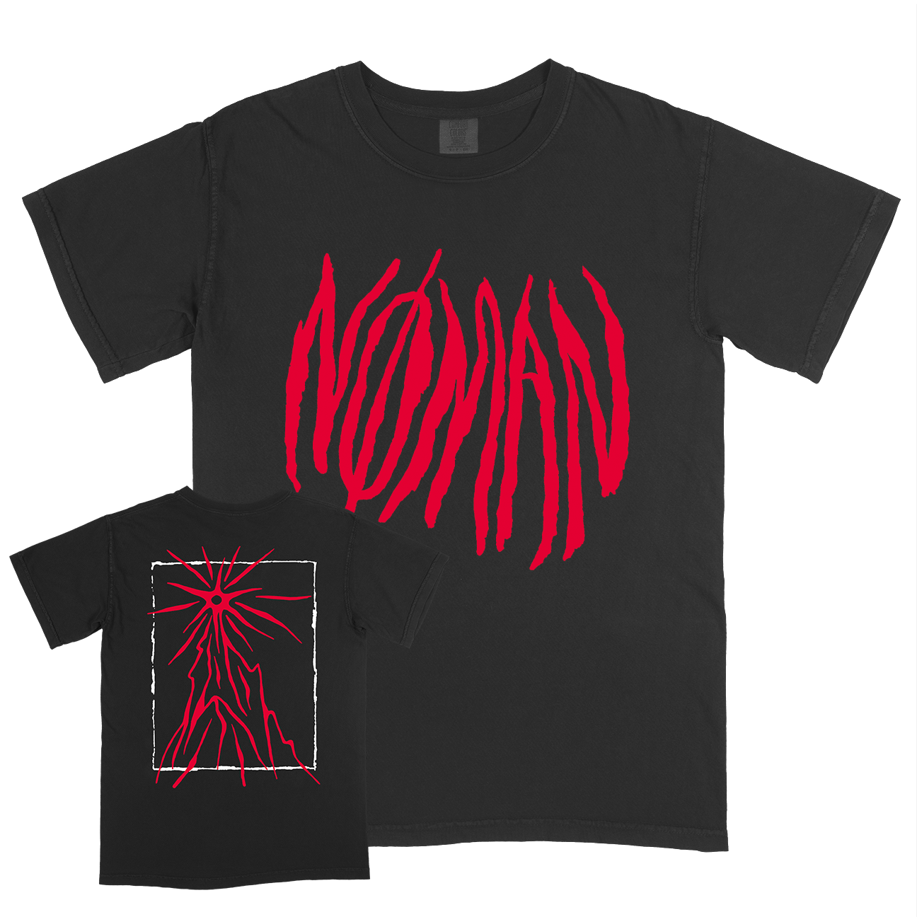 NØ MAN "Between the Sword and the Neck" Premium Black T-Shirt