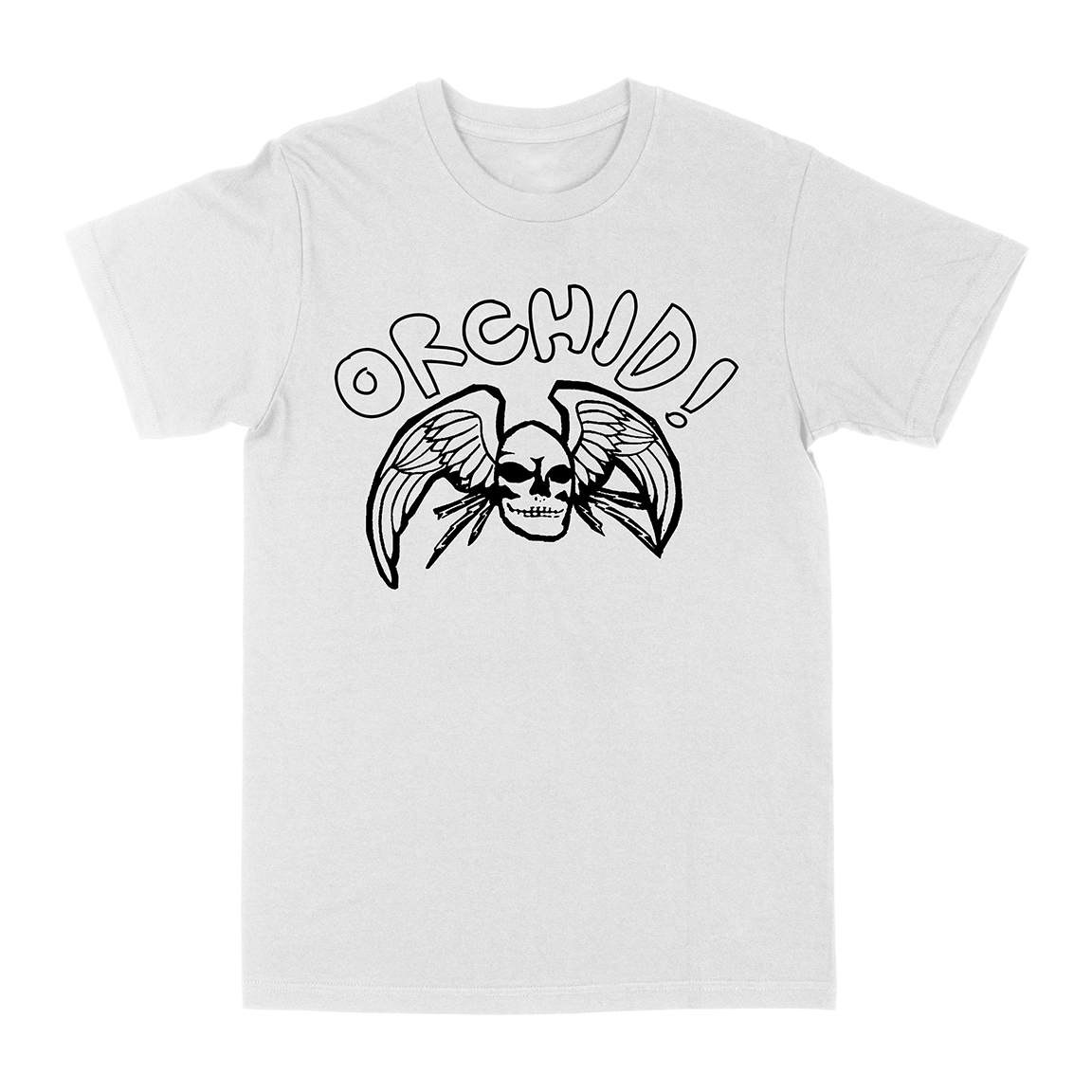 Orchid "Winged Skull" White T-Shirt