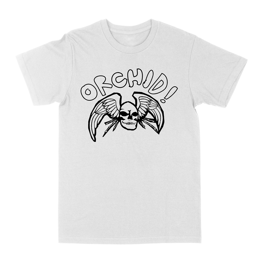 Orchid "Winged Skull" White T-Shirt