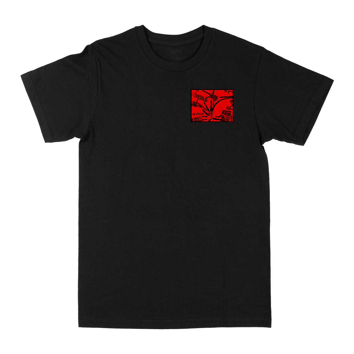 Orchid “Destination Blood!” Black T-Shirt