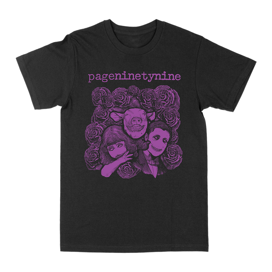 Pageninetynine "Document #8" Black T-Shirt