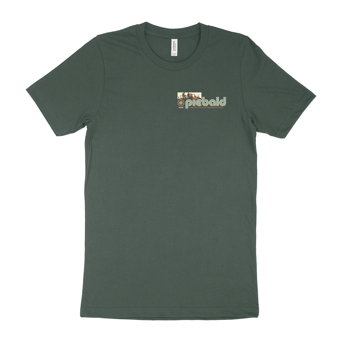Piebald "American Hearts" Premium Forest T-Shirt