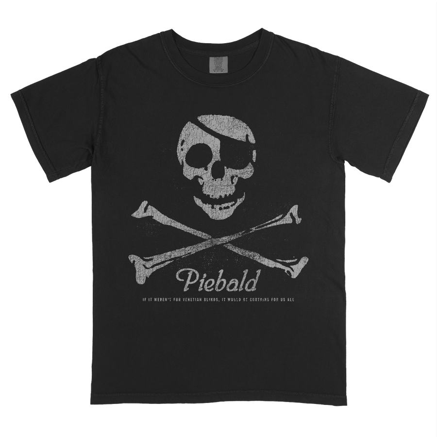 Piebald "Jolly Roger" Premium Black T-Shirt