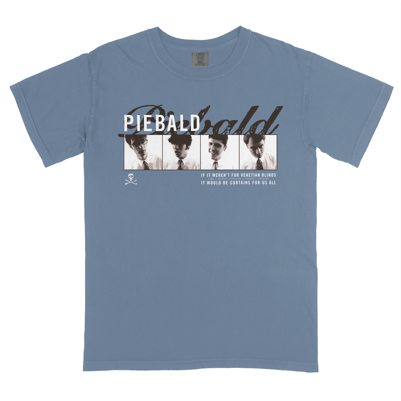 Piebald "Venetian Blinds" Premium Washed Denim T-Shirt