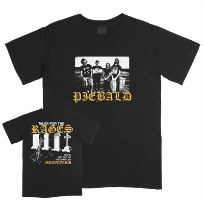 Piebald "Graveyard" Premium Black T-Shirt