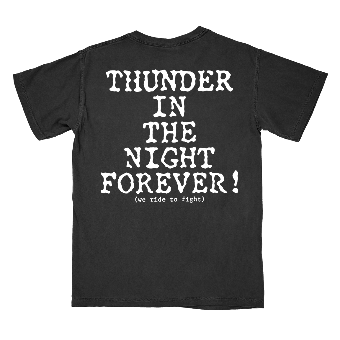 Planes Mistaken For Stars "Thunder In The Night Forever!" Black Premium Pocket T-Shirt