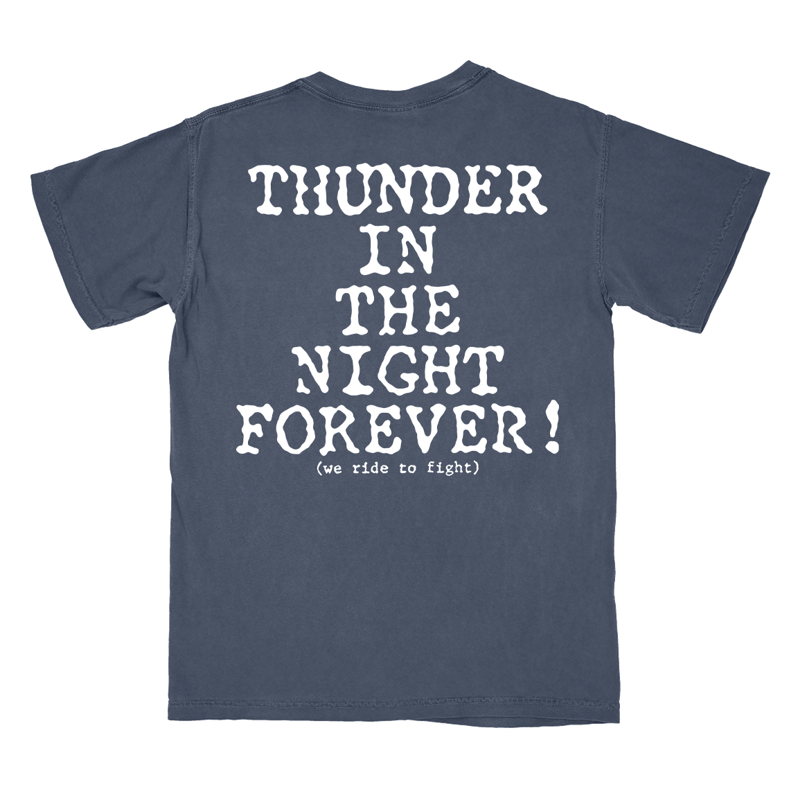 Planes Mistaken For Stars "Thunder In The Night Forever!" Denim Premium Pocket T-Shirt