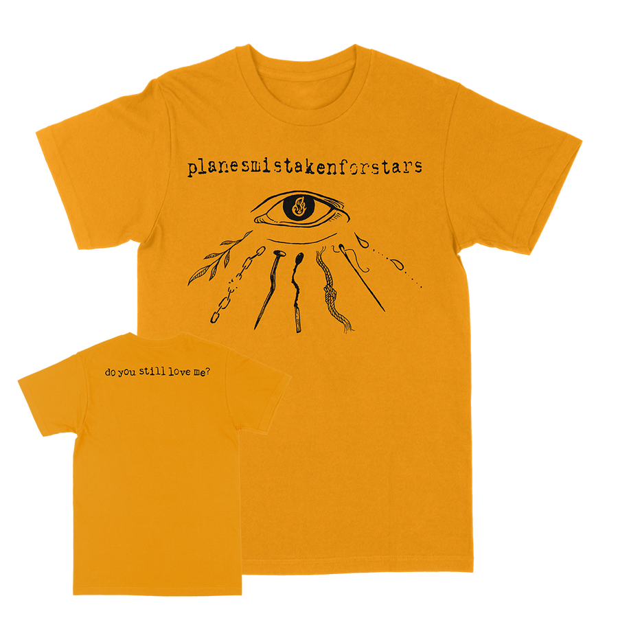 Planes Mistaken For Stars "Eye Of Horus" Gold T-Shirt