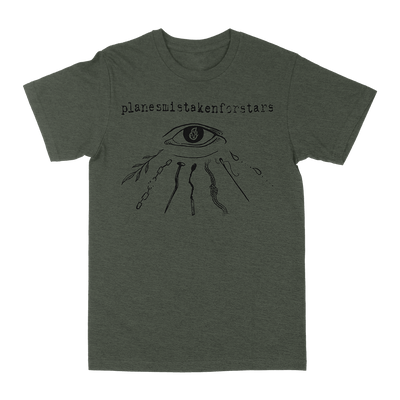 Planes Mistaken For Stars "Eye Of Horus" Heather Military Green T-Shirt