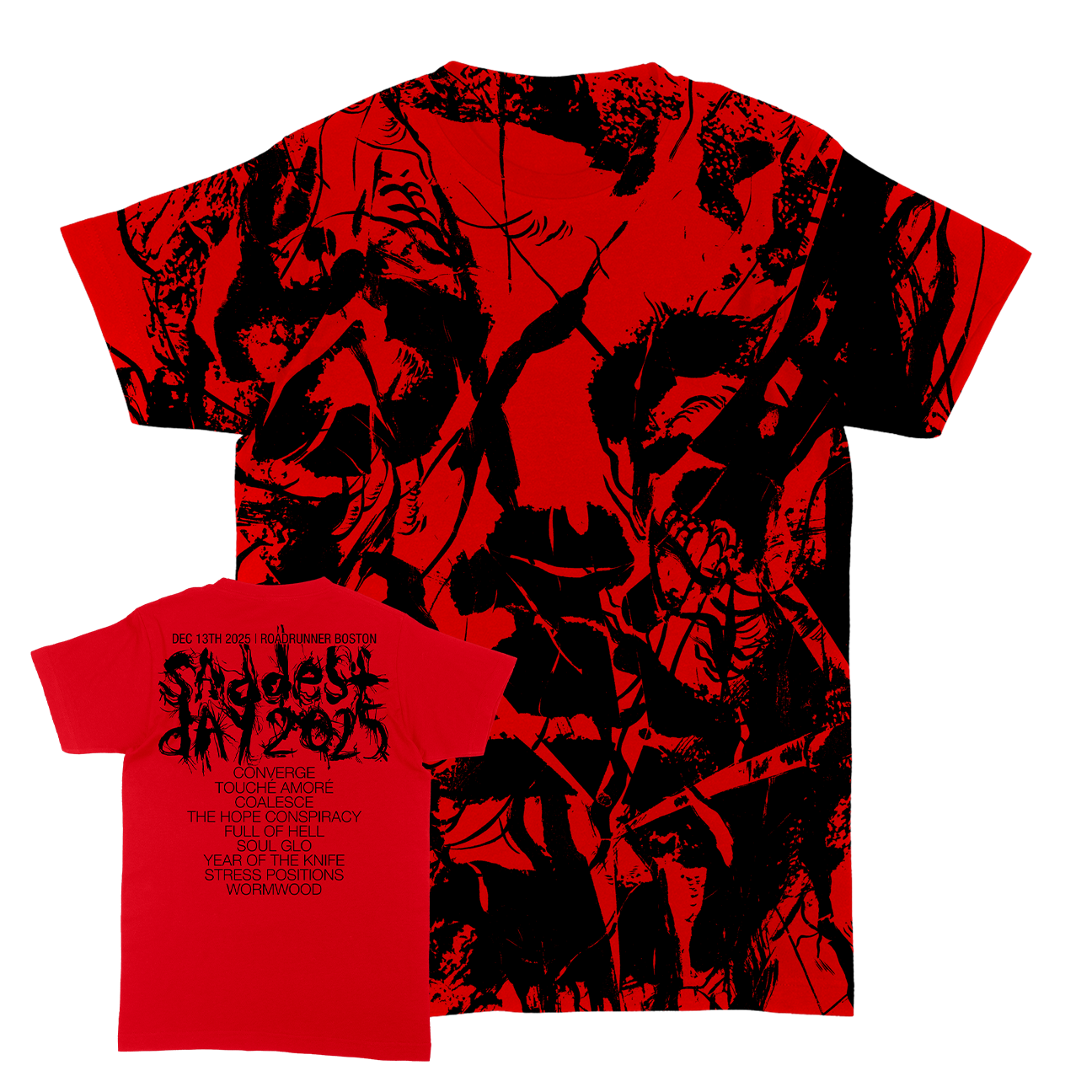 Converge "Saddest Day 2025" Red T-Shirt