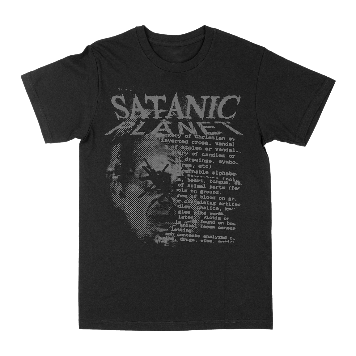 Satanic Planet “Gunderson” Black T-Shirt