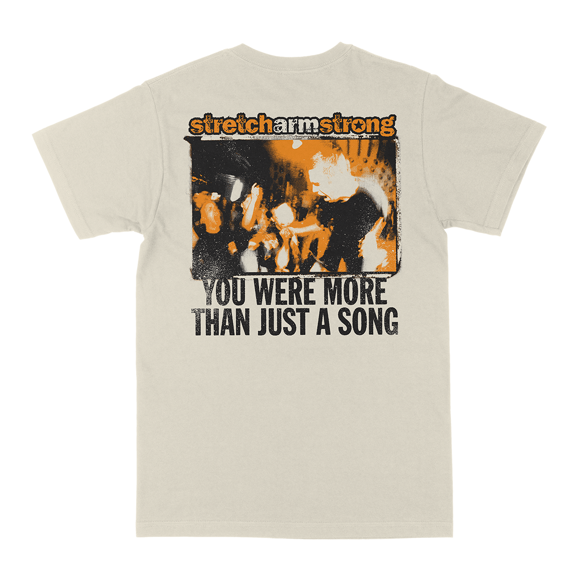 Stretch Arm Strong "For The Record" Natural T-Shirt