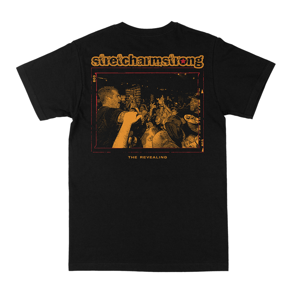 Stretch Arm Strong "The Revealing" Black T-Shirt