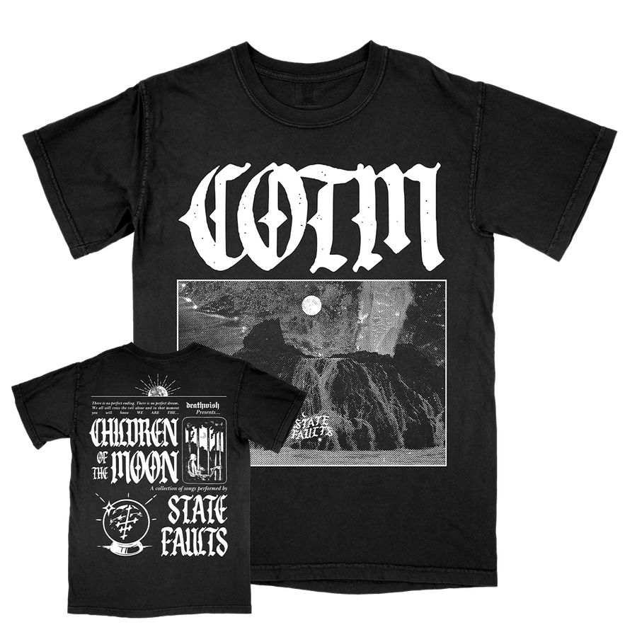 State Faults "Children Of The Moon" Black Premium T-Shirt