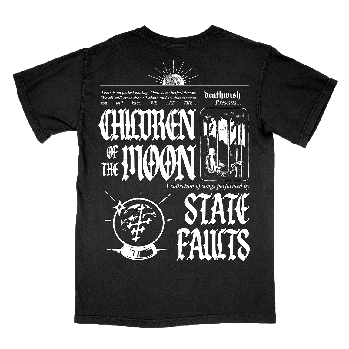 State Faults "Children Of The Moon" Black Premium T-Shirt