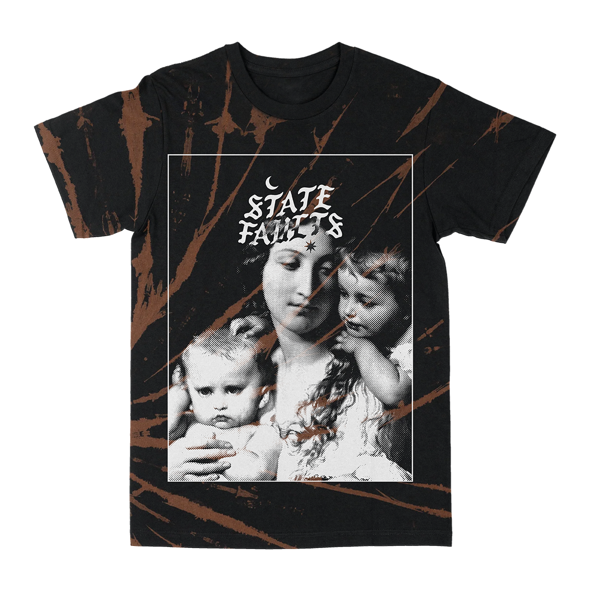State Faults “Moon Children” Bleach Wash Luxor T-Shirt
