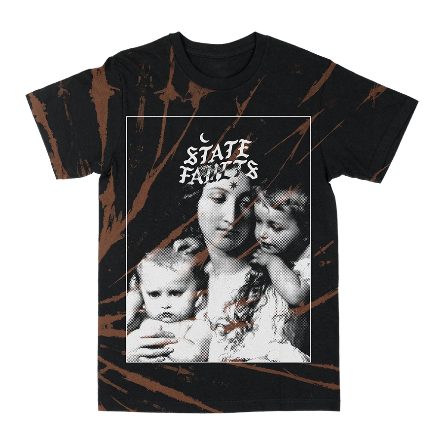 State Faults βMoon Childrenβ Bleach Wash Luxor T-Shirt
