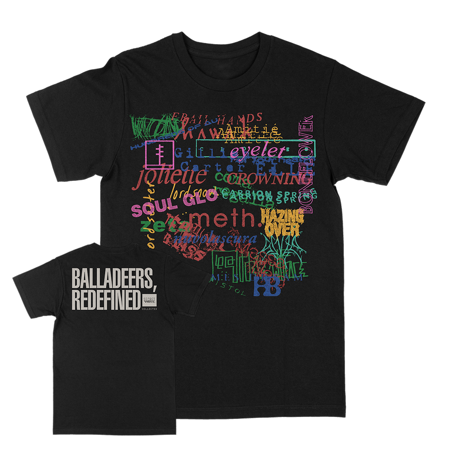 Secret Voice βBalladeers, Redefinedβ Black T-Shirt
