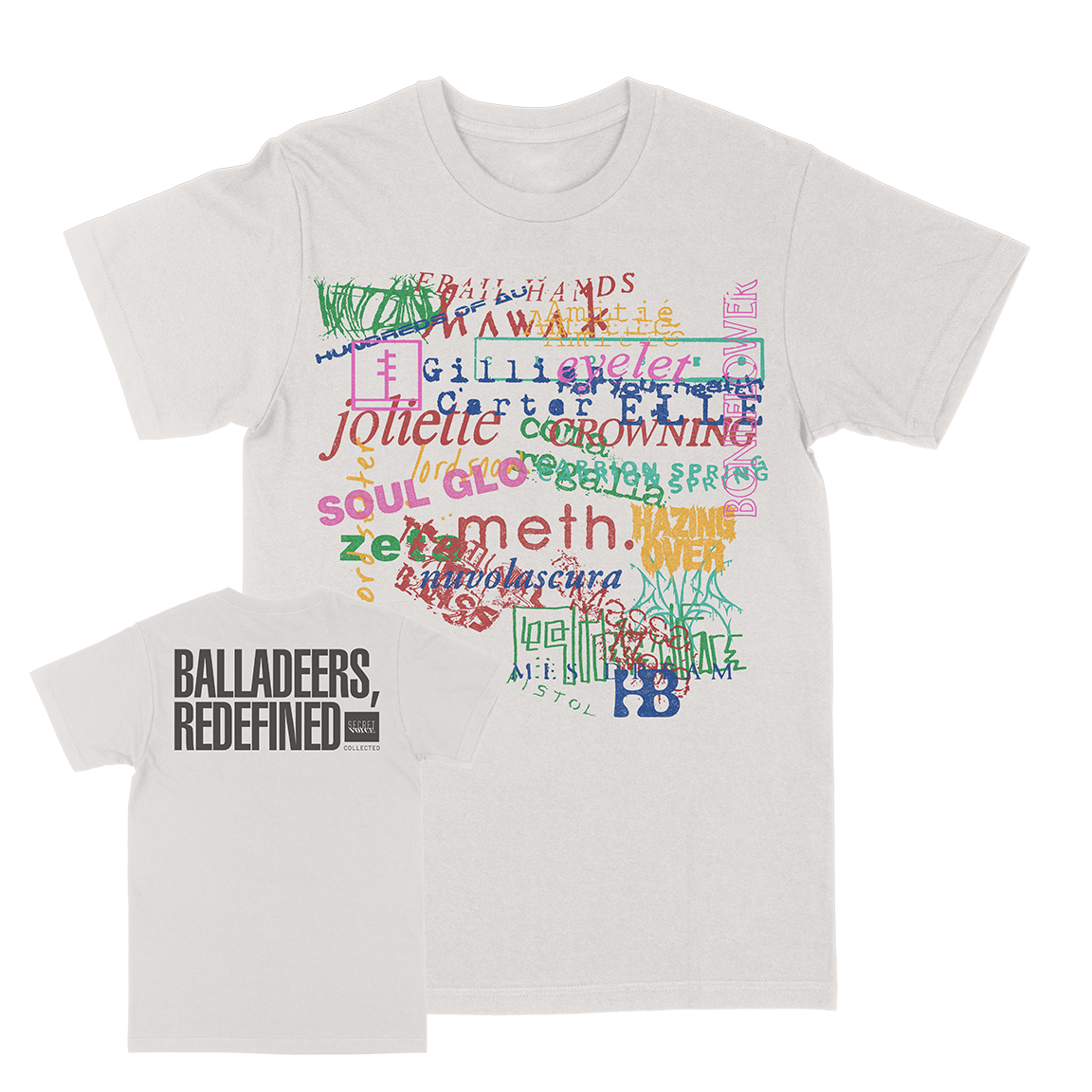 Secret Voice “Balladeers, Redefined” Vintage White T-Shirt