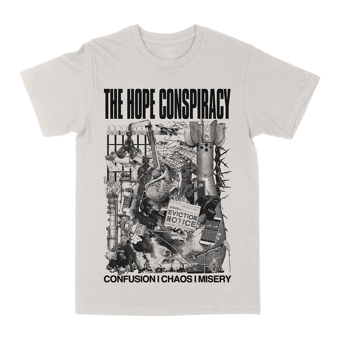 The Hope Conspiracy "CCM: Chaos" Vintage White T-Shirt