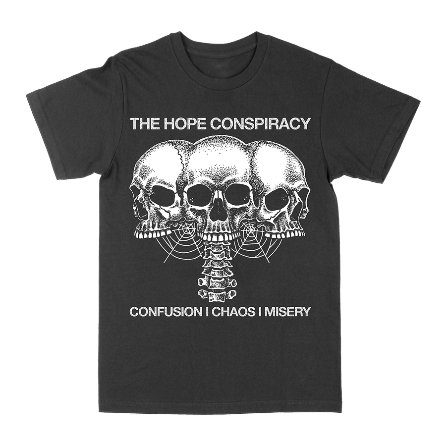 The Hope Conspiracy "CCM: Death Traitors Skulls" Black T-Shirt