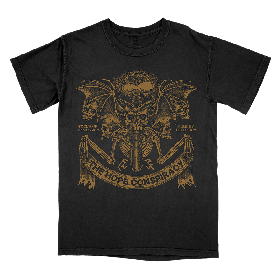 The Hope Conspiracy "Tools Of Oppression: Gold" Black Premium T-Shirt