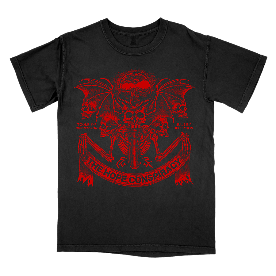 The Hope Conspiracy "Tools Of Oppression: Red" Black Premium T-Shirt