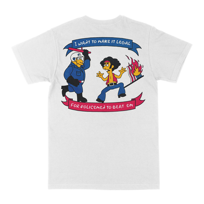 The Suicide File "Springfield Amendment" White T-Shirt