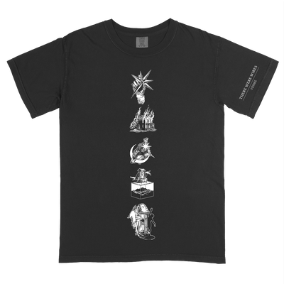 There Were Wires "Icons" Premium Black T-Shirt