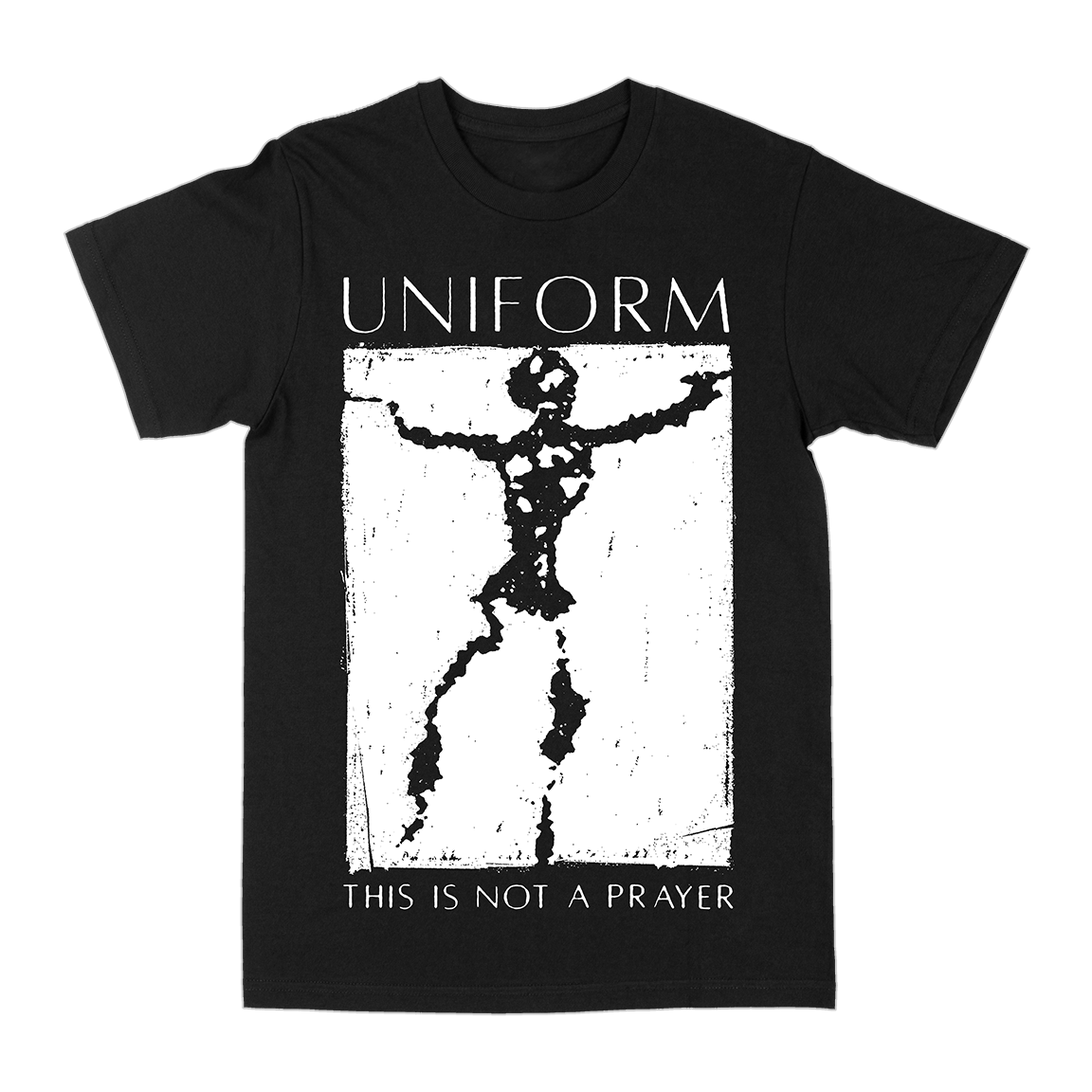 Uniform "This Is Not A Prayer" Black T-Shirt
