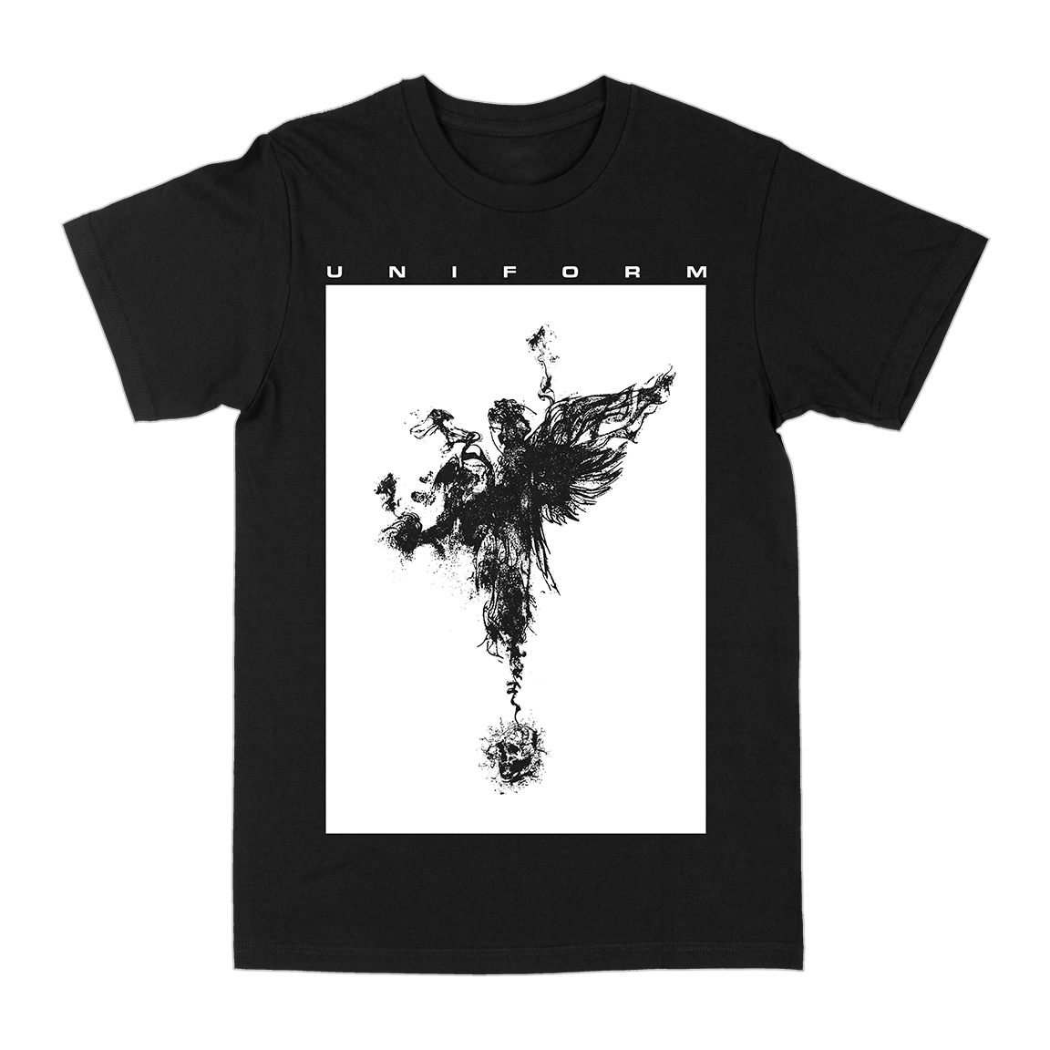 Uniform "Angel Smoke" Black T-Shirt