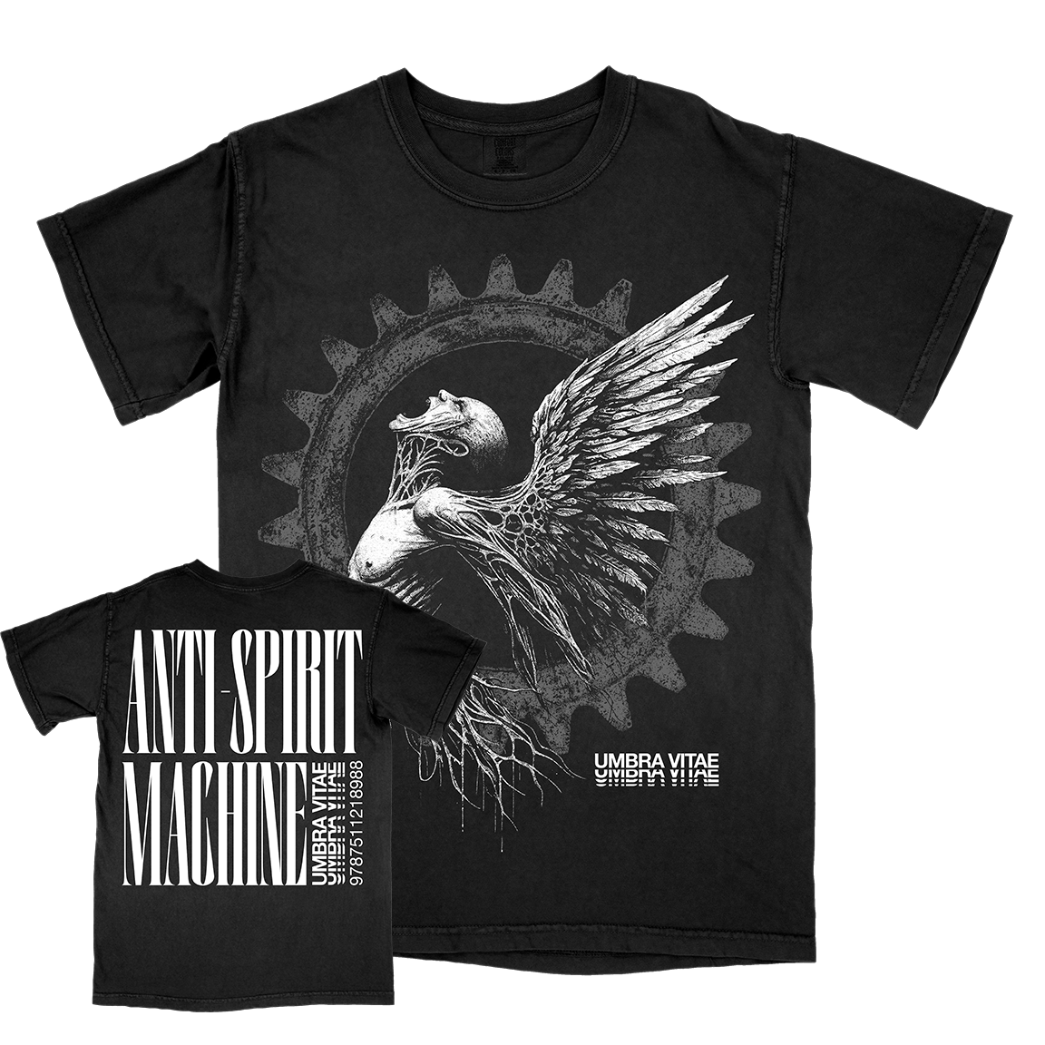 Umbra Vitae "Anti-Spirit Machine" Black Premium T-Shirt