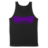 Boris "Heavy Rocks: Purple Logo" Premium Black Tank Top
