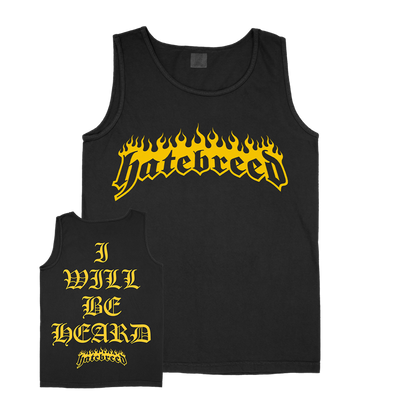 Hatebreed "I WIll Be Heard" Premium Black Tank Top