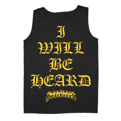 Hatebreed "I WIll Be Heard" Premium Black Tank Top