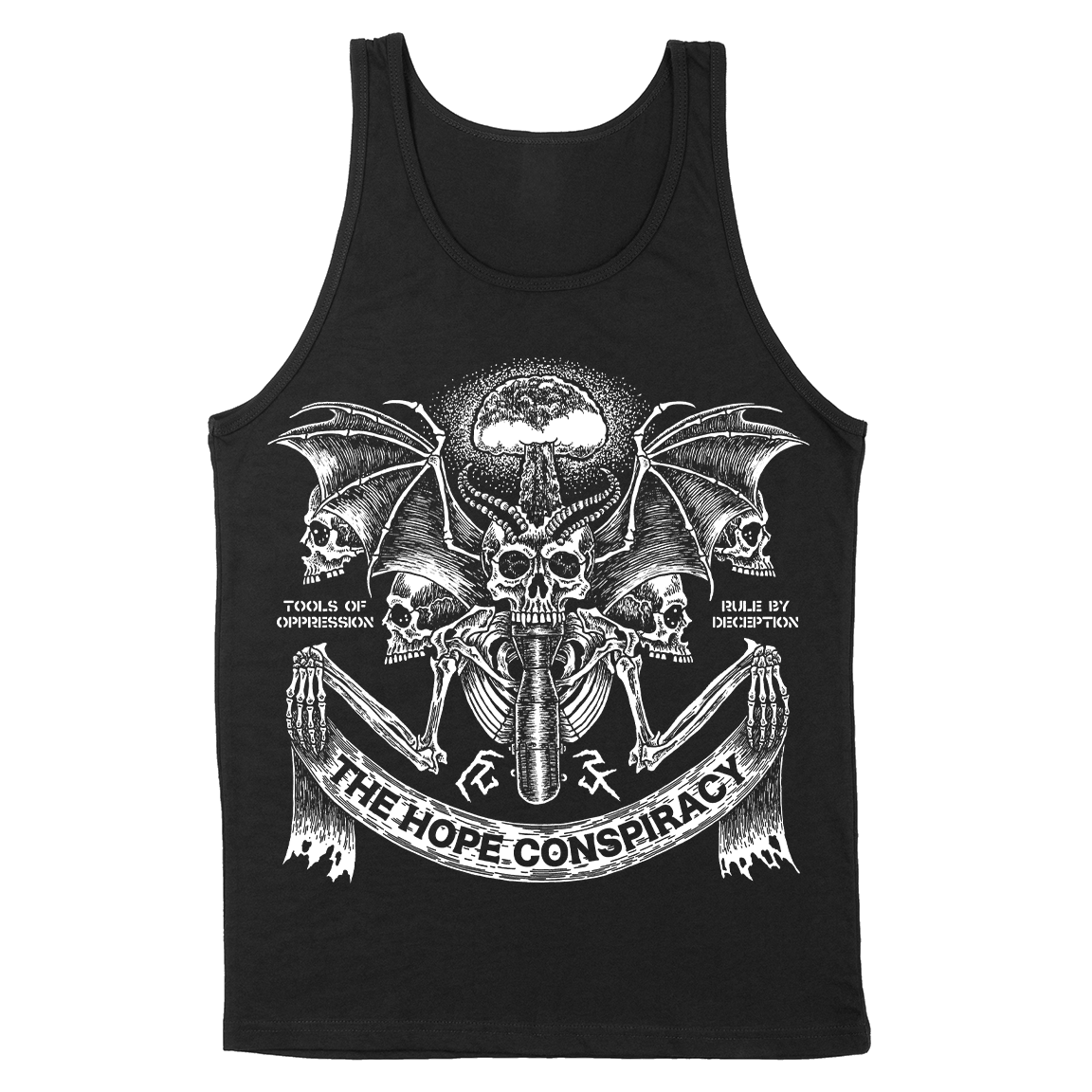 The Hope Conspiracy "Tools Of Oppression, Rule by Deception" Black Premium Tank Top
