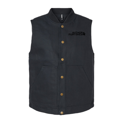 Author & Punisher "Classic Logo" Embroidered Insulated Canvas Vest