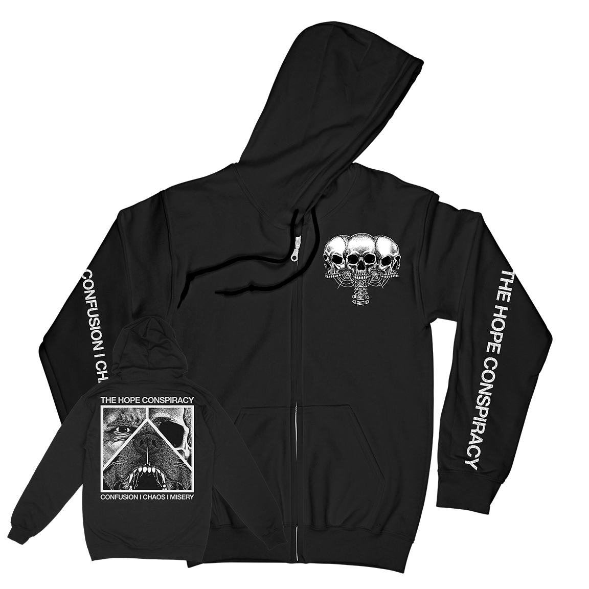 The Hope Conspiracy "CCM: Death Traitors" Zip Up Sweatshirt
