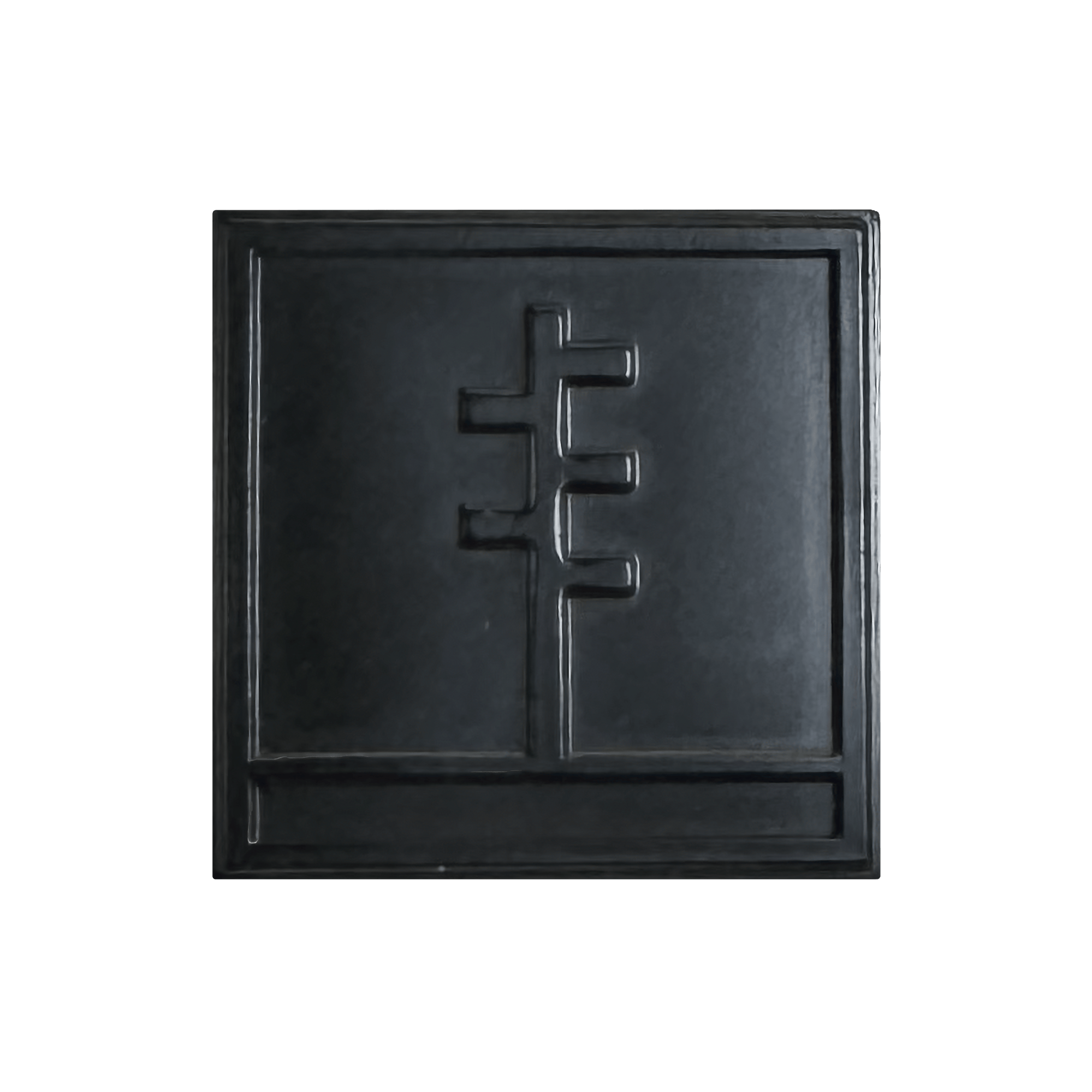 Frail Body "Symbol" Black Dyed Nickel Enamel Pin
