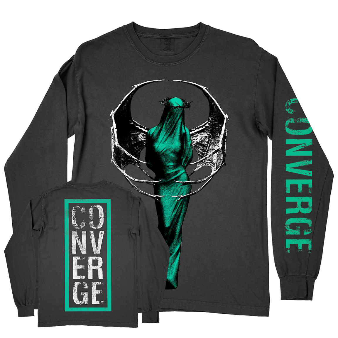 Converge "Deadite: Green" Premium Graphite Longsleeve