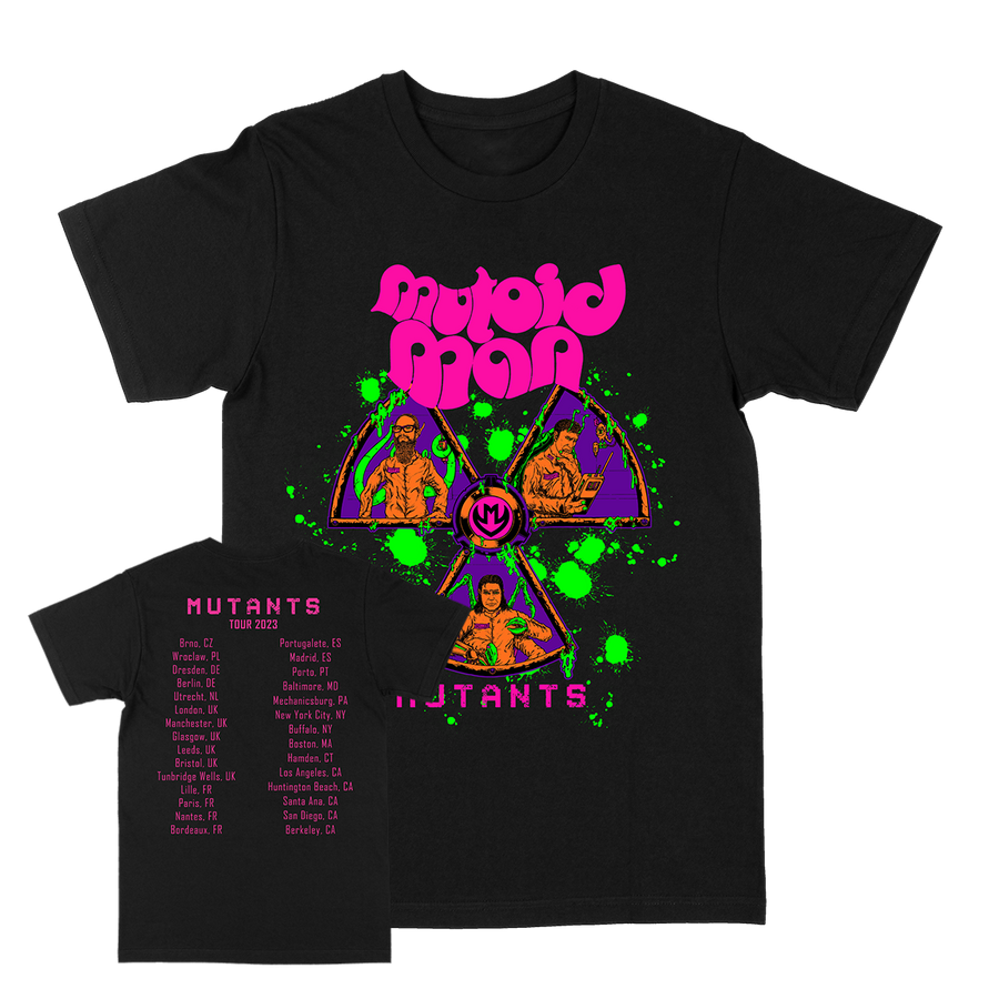 Mutoid Man "Mutants Tour" Black T-Shirt