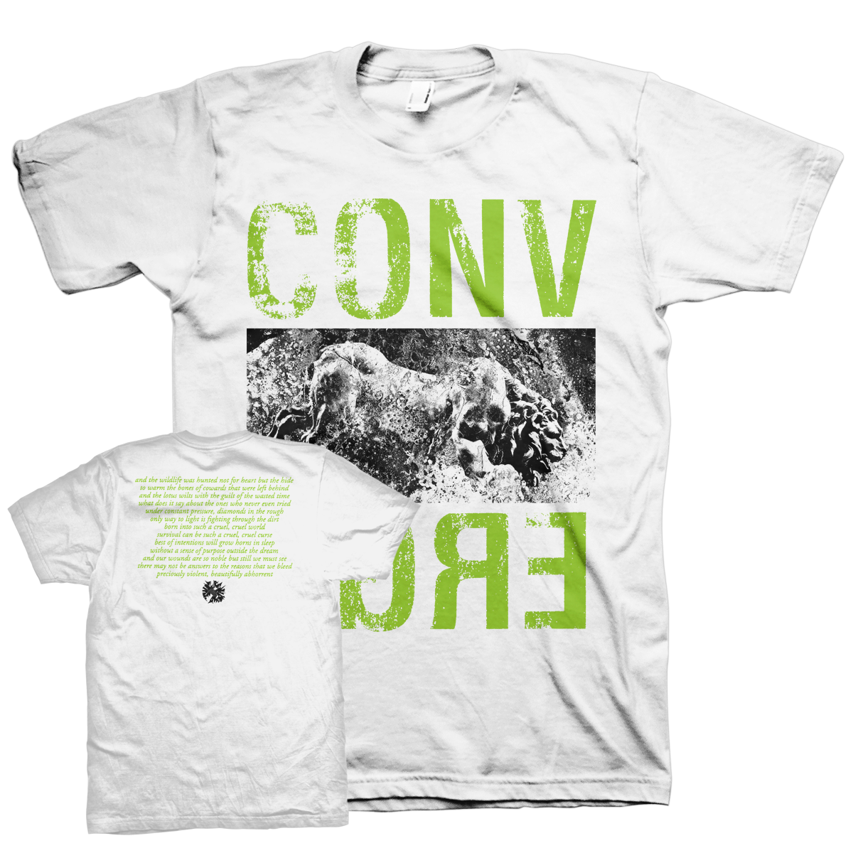 Converge "Wildlife" White T-Shirt