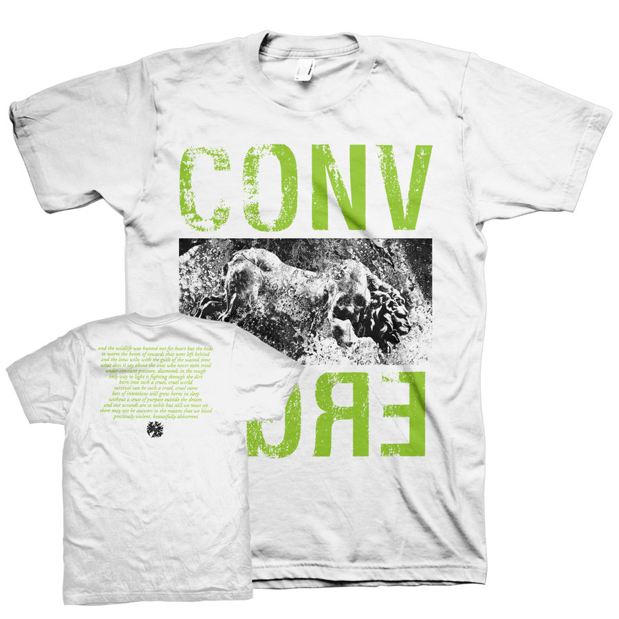Converge "Wildlife" White T-Shirt