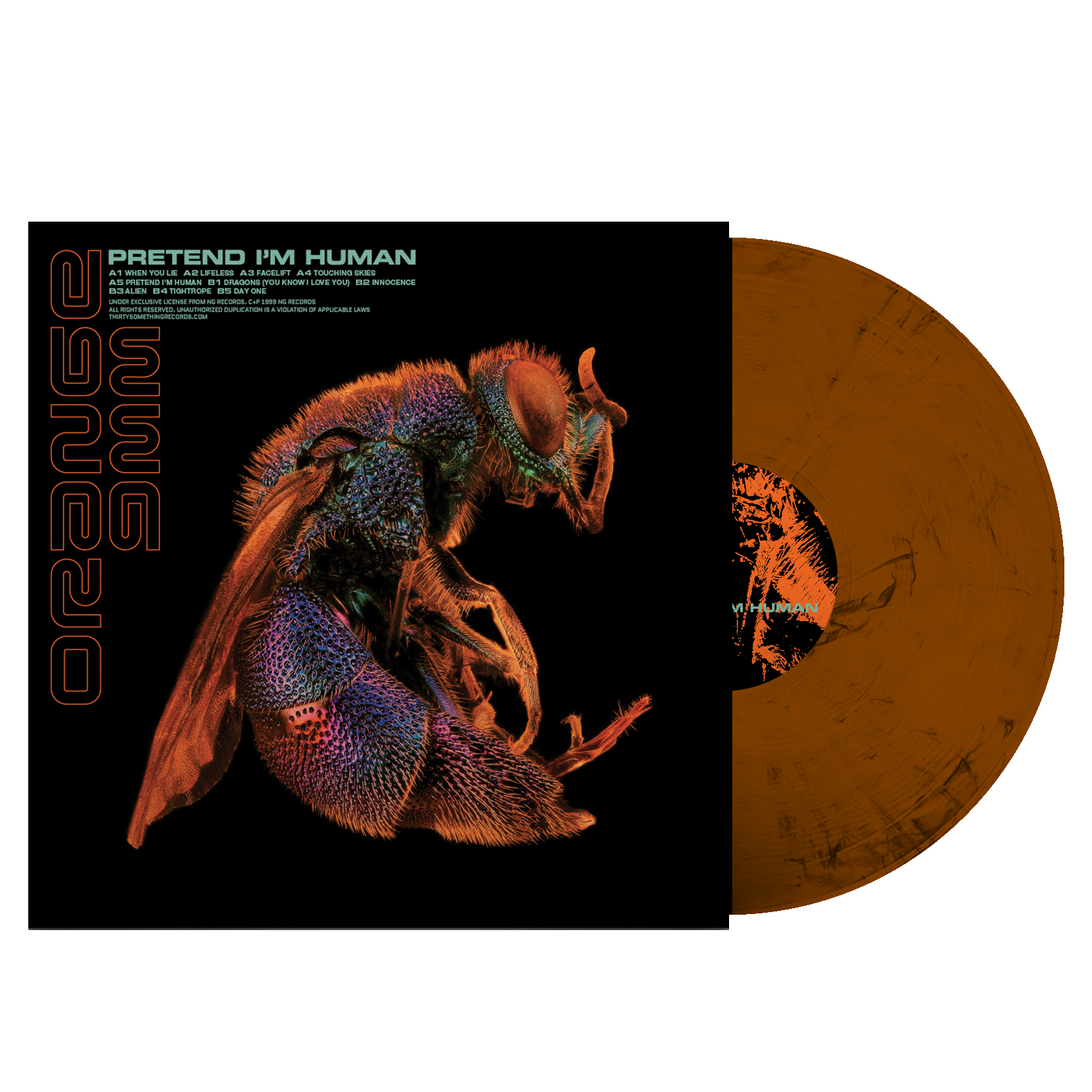 Orange 9mm "Pretend I'm Human"