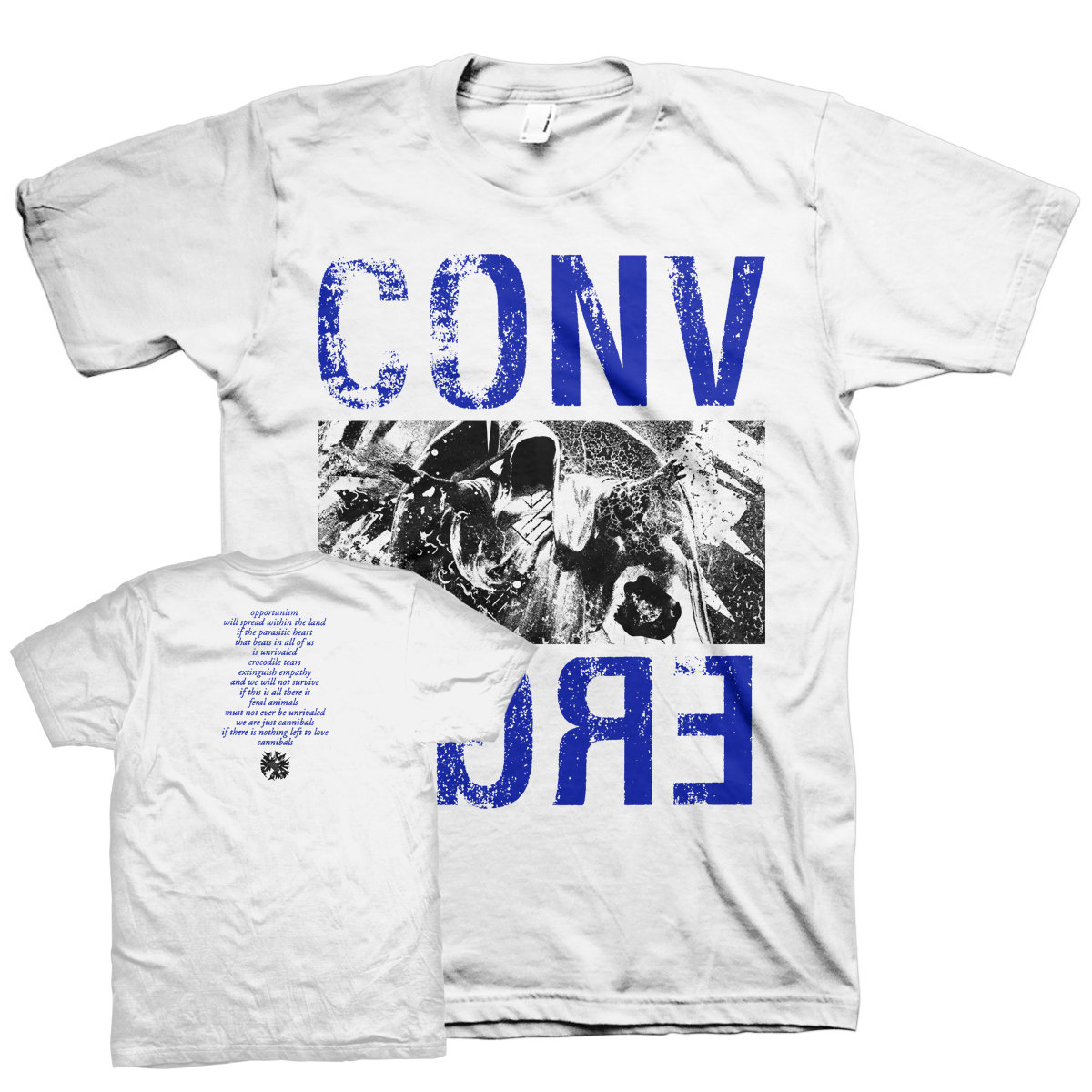 Converge "Cannibals" White T-Shirt
