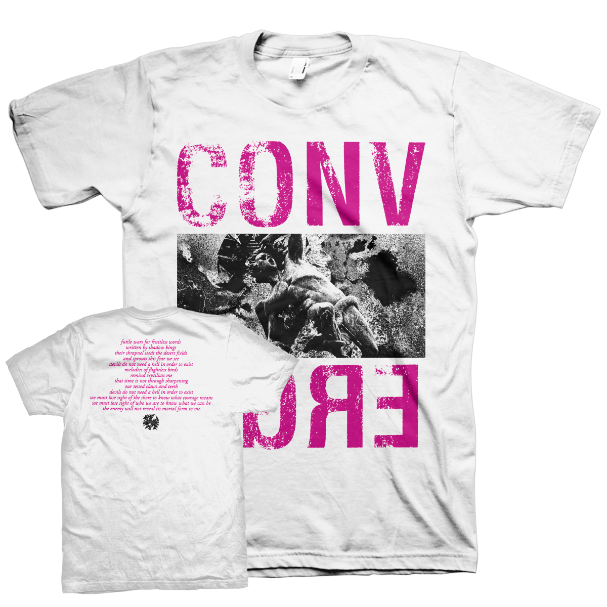 Converge "Reptilian" White T-Shirt